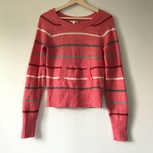 Aeropostale • Pink Striped Sweater